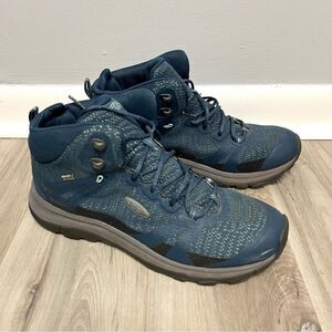 Keen Boots Women’s 9.5 Terradora Blue Lace Up Mid Waterproof Hiking